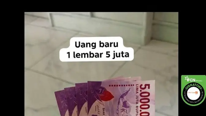 Cek Fakta: Hoaks, BI Terbitkan Uang Baru Rp 5 Juta Bergambar Soekarno