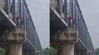 Suami Diduga Selingkuh, Emak-emak Ajak 2 Anak Lompat dari Jembatan di Bojonegoro