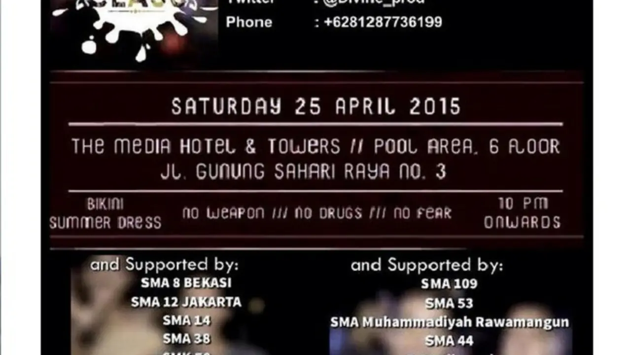 Pesta Bikini Siswa Jakarta usai UN