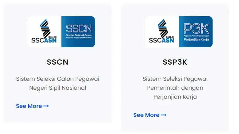 Portal sscasn.go.id untuk seleksi CASN atau CPNS dan PPPK 2021.