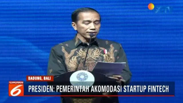 Jokowi berharap semua pihak terbuka dan mempromosikan hadirnya inovasi teknologi.