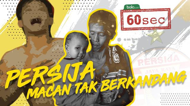 Video Bola 60 Second mengenai Persija yang belum memiliki kandang sendiri.