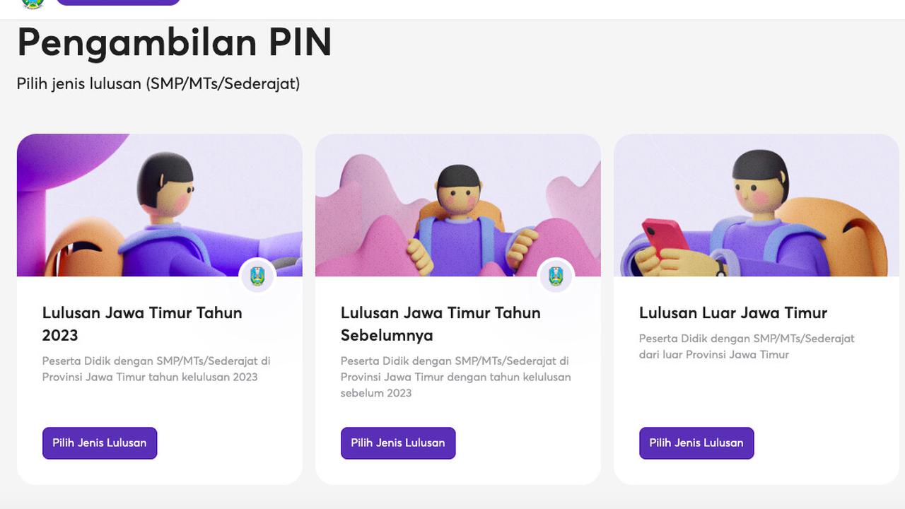 Tata cara pengambilan PIN PPDB Jatim 2023