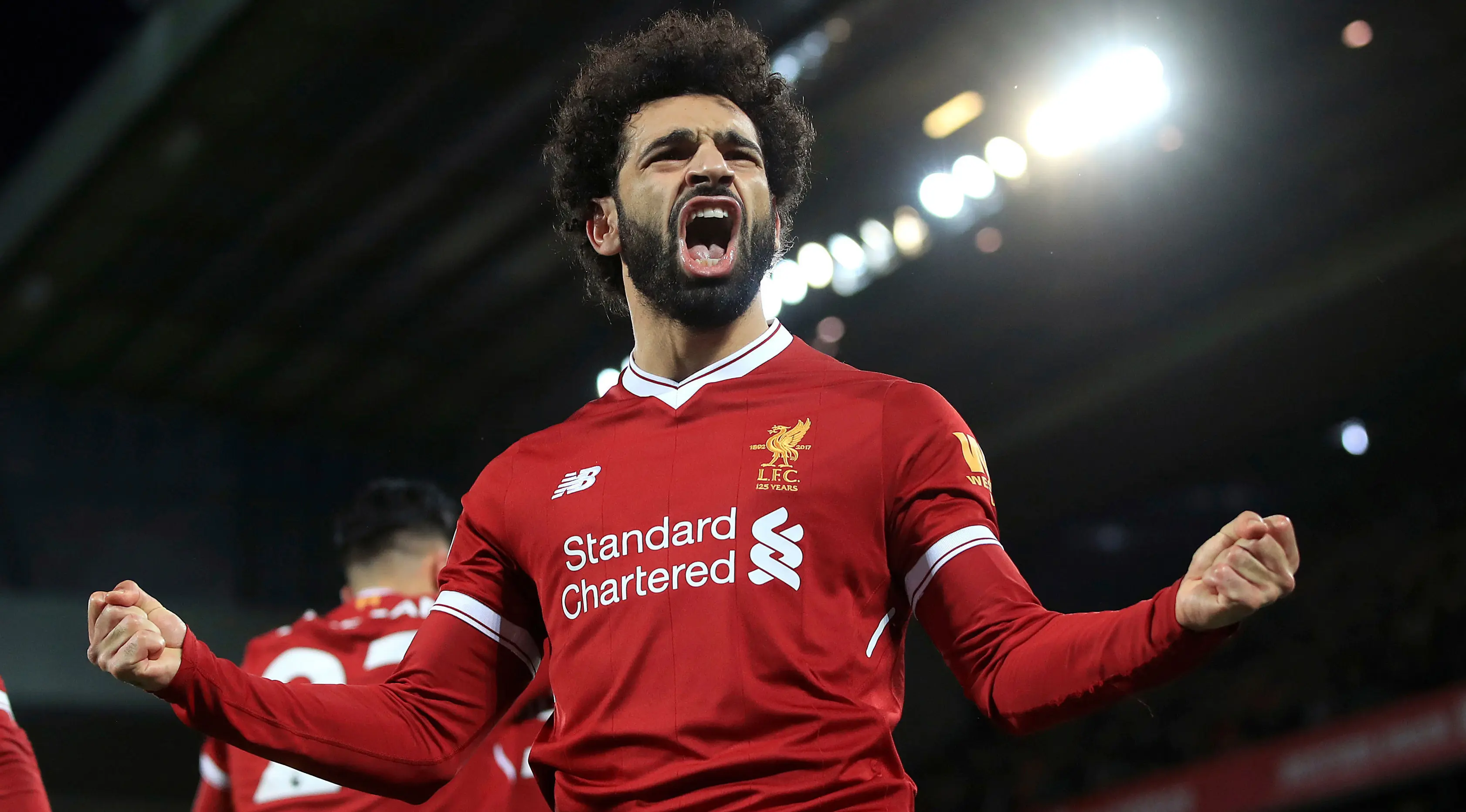 Pemain Liverpool, Mohamed Salah (Peter Byrne/PA via AP)
