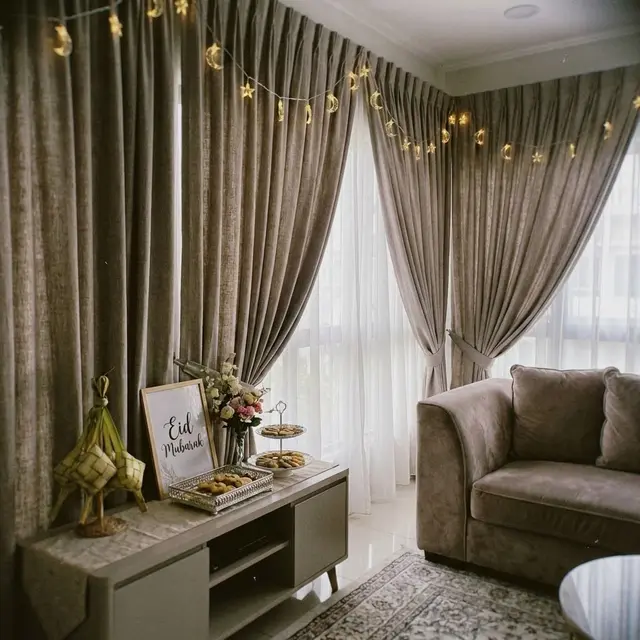 Warna Tirai Taupe