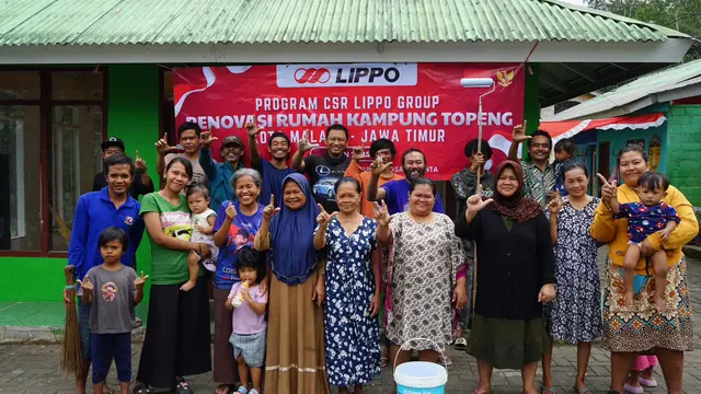 Lippo menggelar program renovasi 1.500 rumah desa dimulai dari Kampung Wisata Topeng, Kota Malang, Jawa Timur. (Dok Lippo)