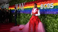 Billy Porter di karpet merah Tony Awards 2019, Radio City Music Hall, New York, Amerika Serikat, 9 Juni 2019. (Angela Weiss / AFP)