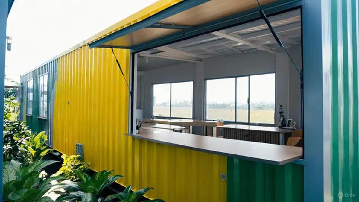 8 Desain Warung Jualan Kontainer dari Baja Ringan, Tampilannya Estetik Modern