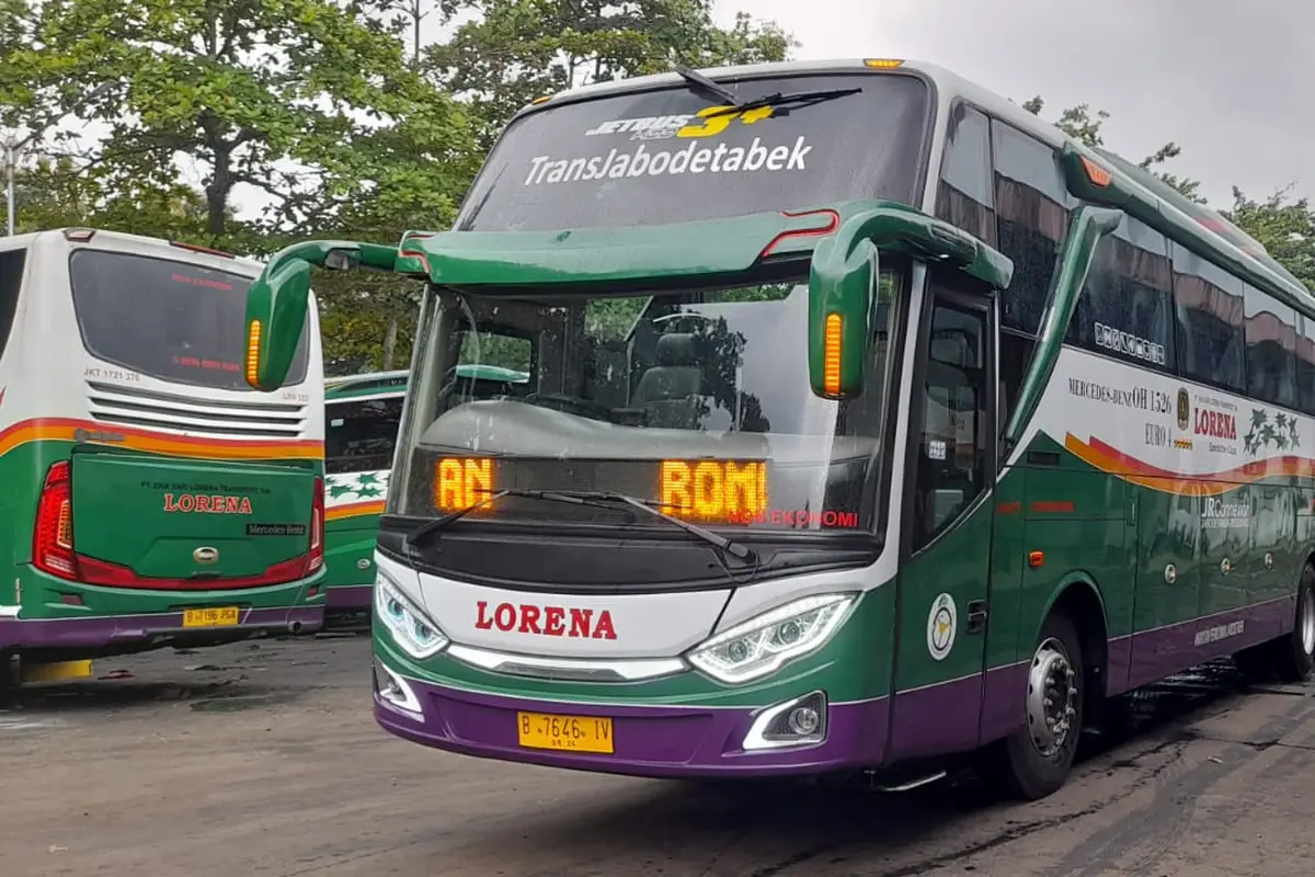 Armada bus PT Eka Sari Lorena Transport Tbk. (Dok LRNA)