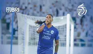 Penyerang PSIS Semarang Carlos Fortes berselebrasi setelah mencetak gol ke gawang Barito Putera pada pekan ke-13 BRI Liga 1 2023/2024. PSIS menang 1-0 di Stadion Jatidiri, Semarang, Jumat, 22 September 2023. (foto: Instagram @liga1match)