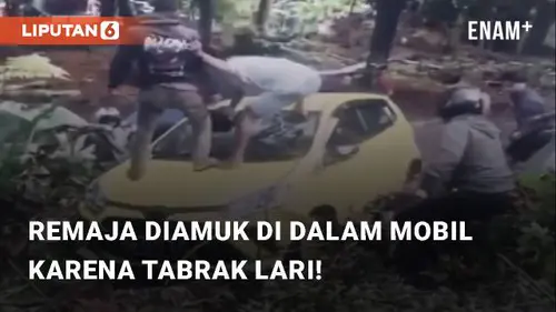 VIDEO: Remaja Diamuk Di Dalam Mobil Karena Lakukan Tabrak Lari!