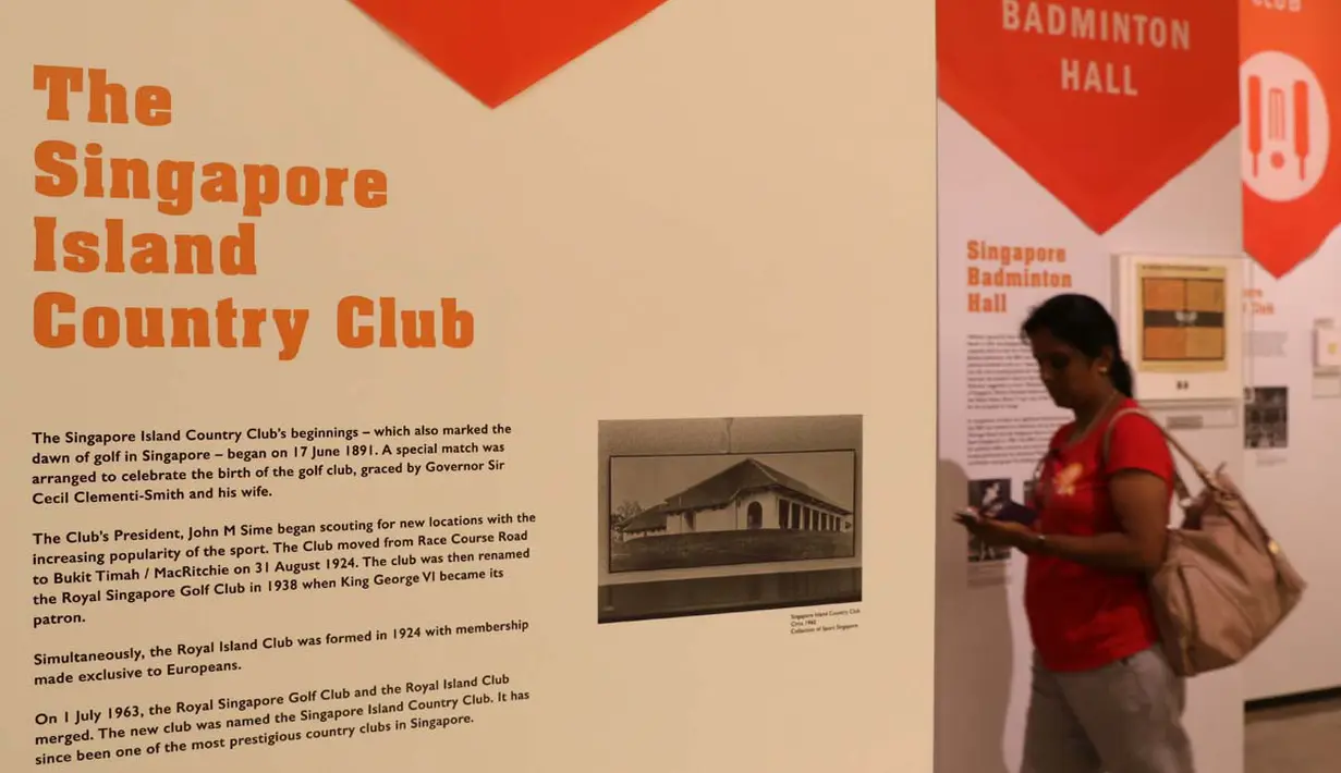 Suasana Museum Olah Raga Singapura. (Bola.com/Arief Bagus)