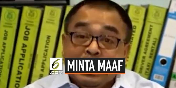 VIDEO: Bos Taksi Asal Malaysia Minta Maaf Kepada Rakyat Indonesia