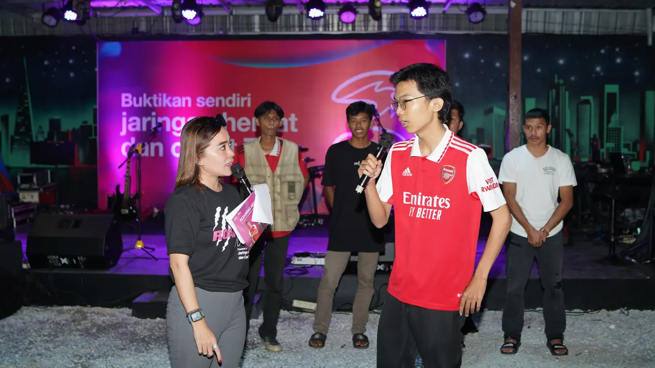 Kemeriahan Roaring Night di Pangkalpinang Persembahan Jaringan Hemat dan Cepat Tri