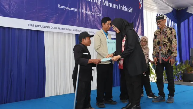 Pemkab Banyuwangi Fasilitasi Penyandang Disabilitas Akses Layanan Air Minum Inklusif 