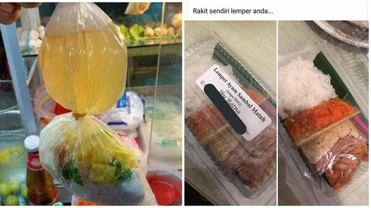 6 Cara Nyeleneh Bungkus Makanan dengan Lauk Terpisah Ini Bikin Bingung