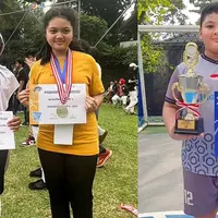 Dua anak Krisdayanti dan Raul Lemos meraih prestasi membanggakan. Putri cantiknya, Amora Lemos meraih juara 1 dalam kompetisi anggar,  sedangkan anak laki-lakinya Kellen bersama timnya juga meraih juara 1 kompetisi futsal. [Instagram/raullemos06]