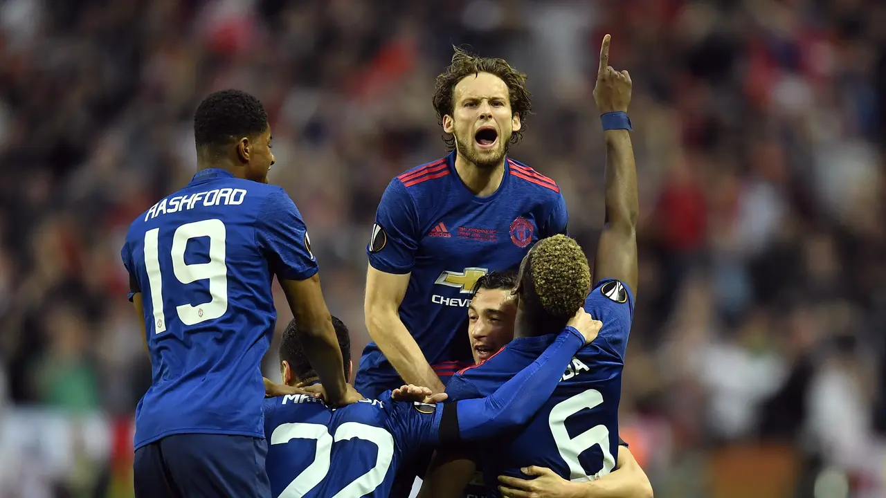 Luapan Kegembiraan Pemain MU Usai Juara Liga Europa