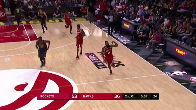 Houston Rockets meraih kemenangan atas Atlanta Hawks dengan skor 119-104.