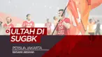 Berita video momen Persija Jakarta yang merayakan kemenangan atas Persipura Jayapura dan Ultah (ulang tahun) bersama Jakmania di SUGBK (Stadion Utama Gelora Bung Karno), Senayan, Kamis (28/11/2019).