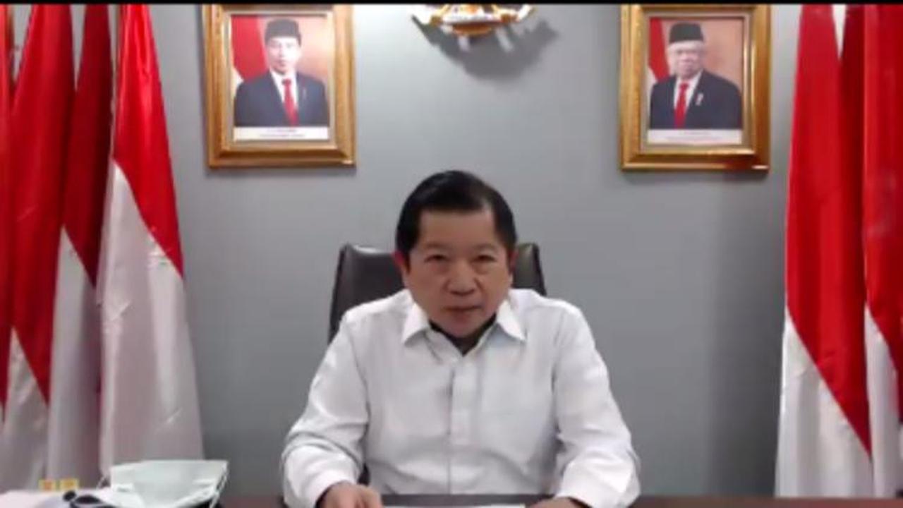 Keynote Speaker selanjutnya dalam web seminar ini adalah Menteri Perencanaan Pembangunan Nasional/Kepala Bappenas Suharso Monoarfa (Istimewa)