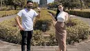 Di liburannya ke Yogyakarta kali ini, Sarah tak sendirian. Ia bersama sang sahabat yakni Awkarin dan juga kekasihnya, yakni Diska Resha. (Liputan6.com/IG/sarahgibson21)