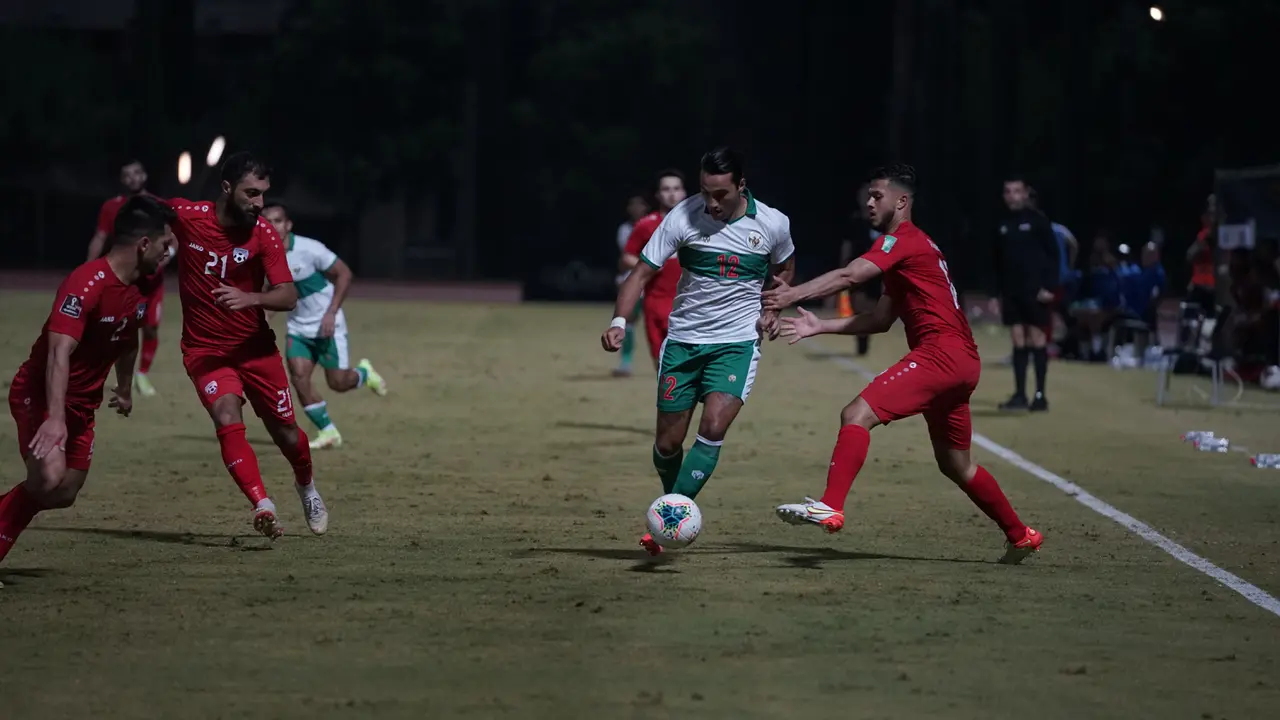 Timnas Indonesia Vs Afghanistan.