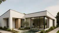 8 Desain Rumah 1 Lantai Minimalis Modern Elegan yang Populer di 2025