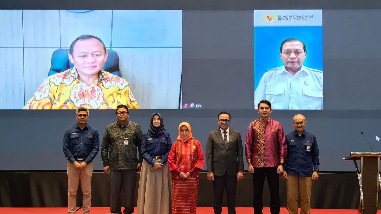 Komisioner KI Pusat menghadiri Forum Edukasi Peningkatan Pemahaman Literasi serta Kemampuan Pelaksanaan Keterbukaan Informasi Publik (KIP) di Ballroom HK Tower, Jakarta. (Istimewa)