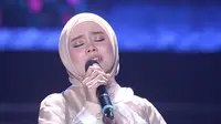 Perdana di LIDA 2020, Lesti bawakan single terbaru berjudul 'Tirani'. (Indosiar)