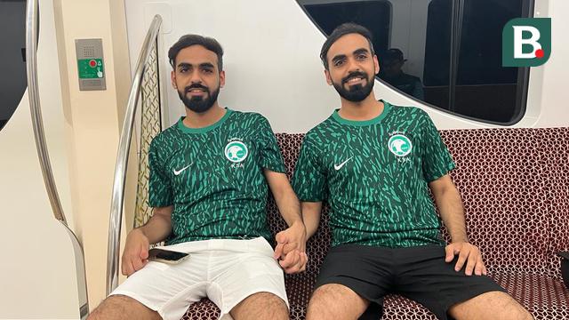 Suporter Arab Saudi di Piala Dunia 2022