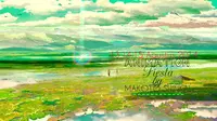 Yang menjadi ciri khas dari Makoto Shinkai adalah gambar-gambar yang bening dan kaya akan permainan cahaya