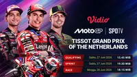 Streaming MotoGP Grand Prix of Netherlands 2026: Perebutan Gelar Makin Panas! Di Vidio