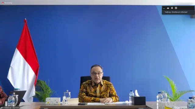 Jubir Kemlu Teuku Faizasyah dalam media gathering menjelang  International Conference on Digital Diplomacy 2021.