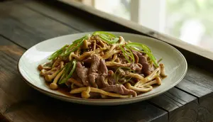 Resep Beef Enoki Saus Tiram yang Gurih dan Empuk