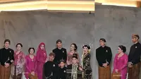 8 Potret Keluarga Al Ghazali-Alyssa Daguise di Ngunduh Mantu, Bergaya Adat Jawa