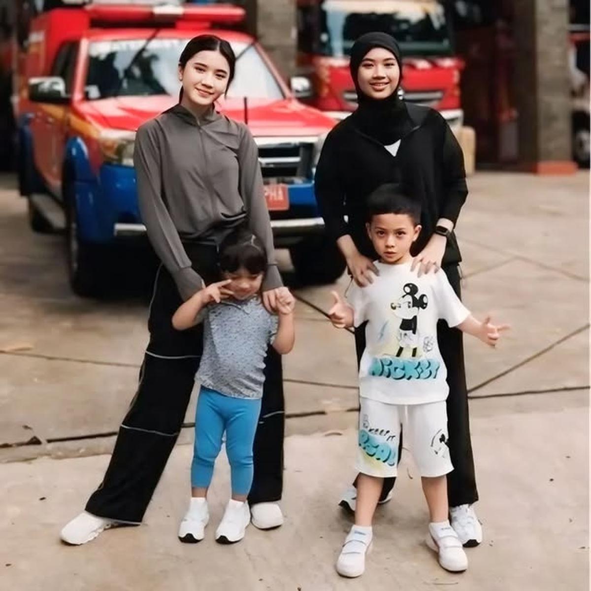 Ditinggal Irish Bella ke Belgia, 7 Potret Air Rumi dan Ara Ditemani Liburan Anak Haldy Sabri - Sweet Banget