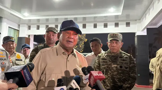 Prabowo: Kita Tindak Pelaku Kebakaran Hutan