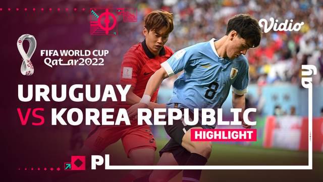 Berita video highlights Piala Dunia 2022 pertandingan antara Uruguay melawan berhadapan pada laga pertama Grup H Piala Dunia 2022, Kamis (24/11/2022).