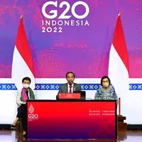 Presiden Joko Widodo atau Jokowi dalam pembukaan KTT G20 di Bali (dok: instagram @jokowi)