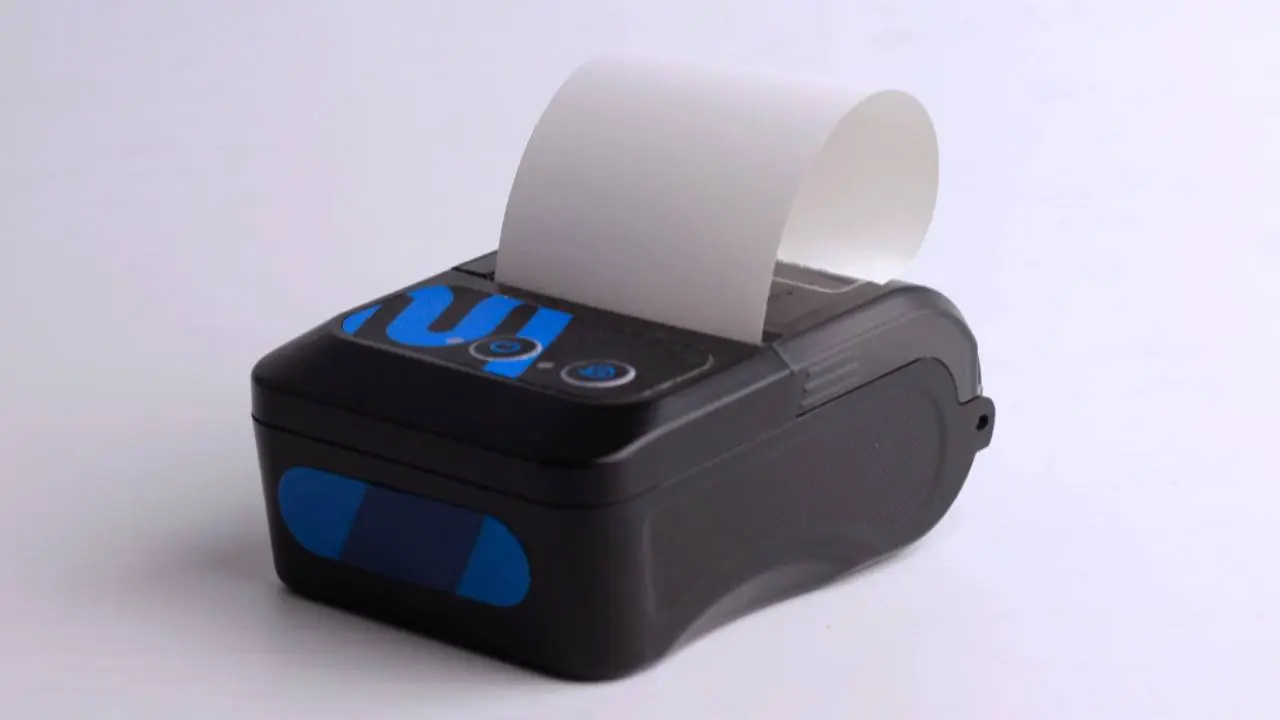 Ilustrasi printer resi marketplace.
