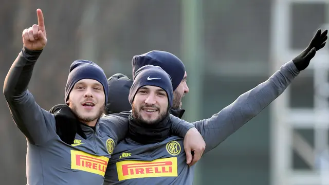 Intip Persiapan Skuat Inter Milan Jelang Jamu Barcelona