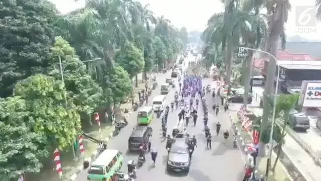 VIDEO: Pantauan Udara Pawai Obor Asian Games