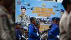 Puluhan anggota polisi air dan udara mengikuti upacara peringatan hari ulang tahun (HUT) Kepolisian Perairan dan Udara (Pol Airud) yang ke-66 di Jakarta, Kamis (1/12). (Liputan6.com/Faizal Fanani)