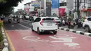Sebelumnya diketahui, untuk kali pertama, Pemerintah Kota (Pemkot) Depok menggelar kegiatan Hari Bebas Kendaraan Bermotor atau Car Free Day (CFD). (Liputan6.com/Herman Zakharia)