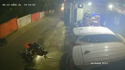 Momen Aksi Curanmor Gagal, Pelaku Ancam Tembak Korban