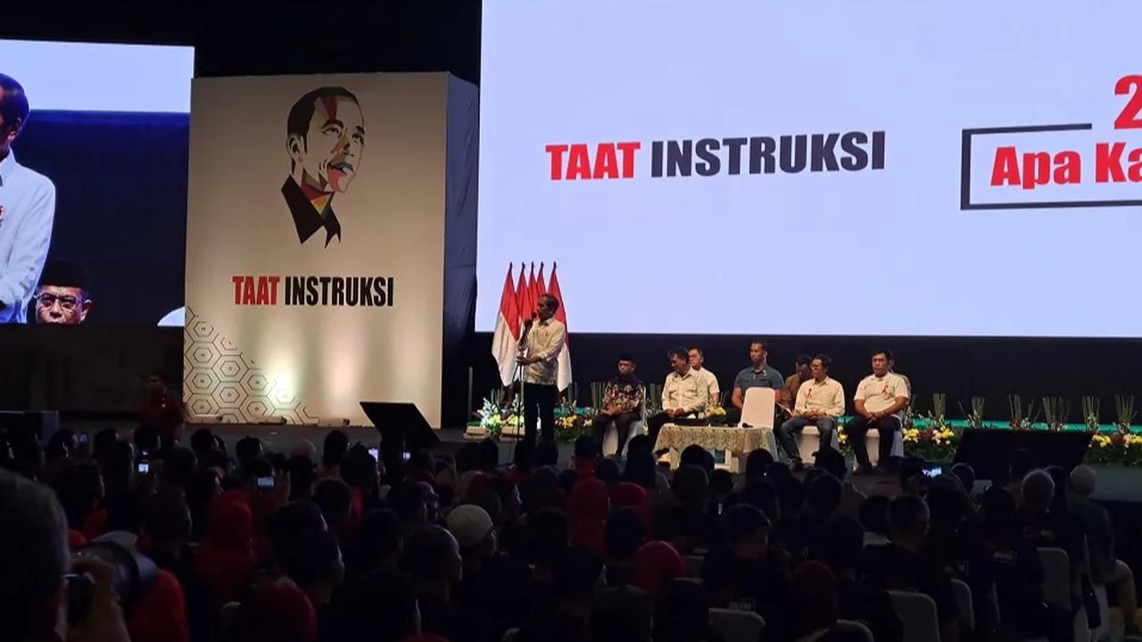 Maka dari itu, menurut Jokowi, Indonesia membutuhkan pemimpin yang berani menghadapi seluruh tantangan tersebut.<br>