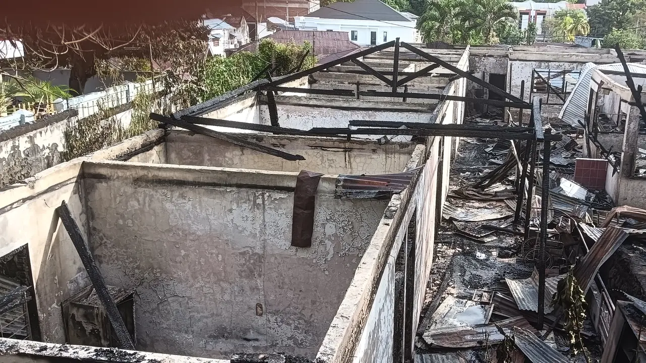 Kebakaran Panti Jompo Werdha Damai di Manado