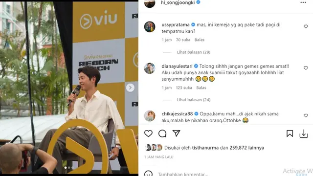 Song Joong Ki (Foto: Instagram/@hi_songjoongki)