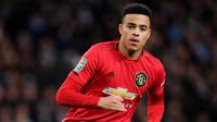 1. Mason Greenwood (Inggris) - Pemain jebolan akademi  Manchester United ini tampil mengagumkan di bawah asuhan Ole Gunnar Solskjaer. Performa apiknya bersama The Red Devils bisa menjadikannya andalan Timnas Inggris di Piala Dunia U-20 2021. (AFP/Paul Ellis)